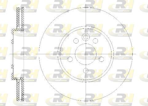 Roadhouse 6614.10 - Тормозной диск autospares.lv