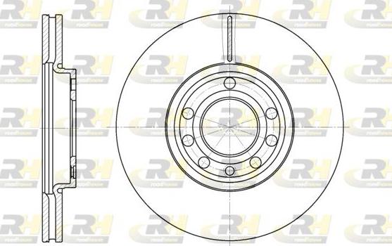 Roadhouse 6689.10 - Тормозной диск autospares.lv