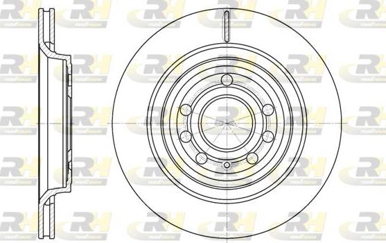 Roadhouse 6686.10 - Тормозной диск autospares.lv