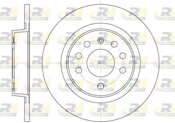 Roadhouse 6688.00 - Тормозной диск autospares.lv