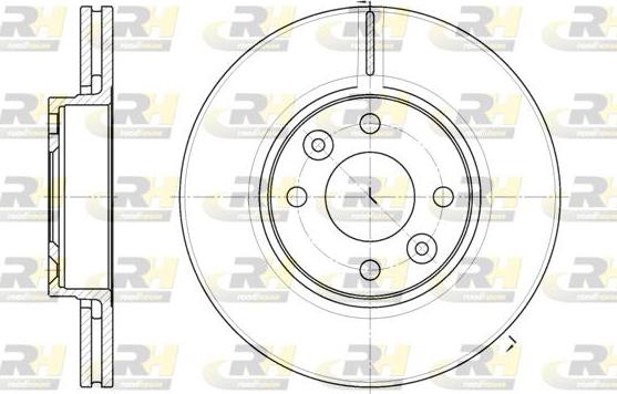 Roadhouse 6683.10 - Тормозной диск autospares.lv