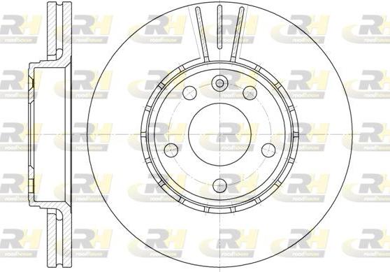 Roadhouse 6682.10 - Тормозной диск autospares.lv