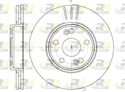 Roadhouse 6622.10 - Тормозной диск autospares.lv