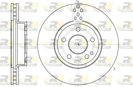 Roadhouse 6679.10 - Тормозной диск autospares.lv