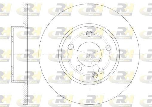 Roadhouse 6674.00 - Тормозной диск autospares.lv