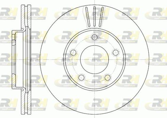 Roadhouse 6671.10 - Тормозной диск autospares.lv