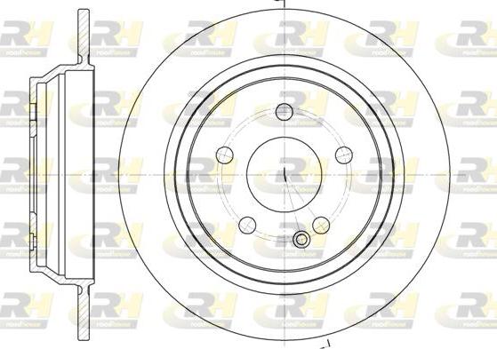 Roadhouse 6678.00 - Тормозной диск autospares.lv