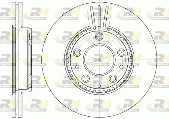 Roadhouse 6673.10 - Тормозной диск autospares.lv