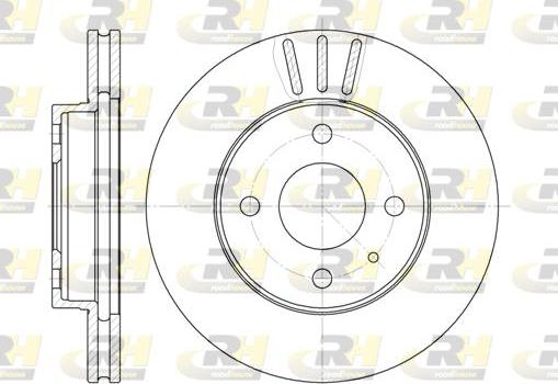 Roadhouse 6093.10 - Тормозной диск autospares.lv