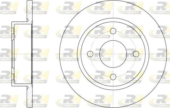 Roadhouse 6047.00 - Тормозной диск autospares.lv