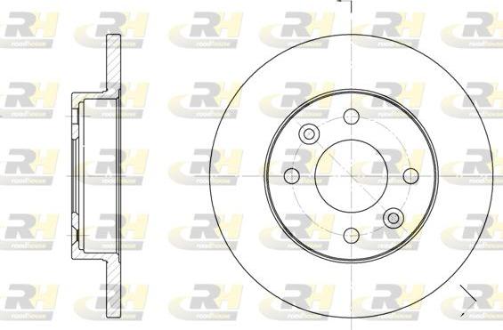 Roadhouse 6067.00 - Тормозной диск autospares.lv