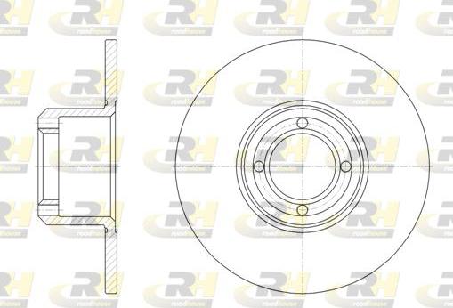 Roadhouse 6008.00 - Тормозной диск autospares.lv