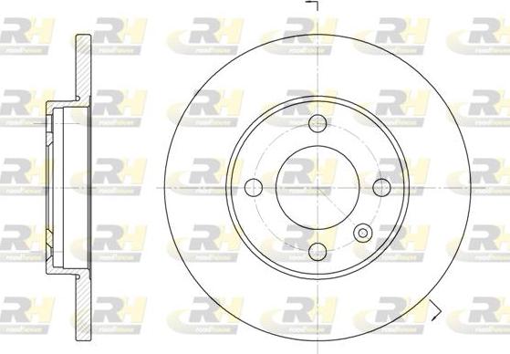 Roadhouse 6088.01 - Тормозной диск autospares.lv