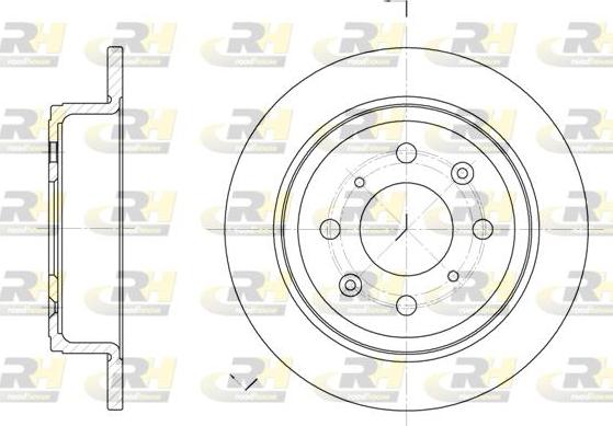 Roadhouse 6083.00 - Тормозной диск autospares.lv