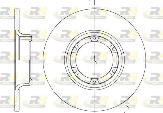 Roadhouse 6033.00 - Тормозной диск autospares.lv