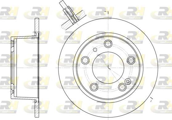 Roadhouse 6020.00 - Тормозной диск autospares.lv