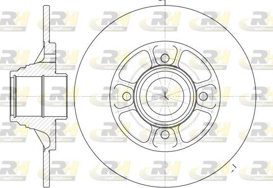 Roadhouse 6075.00 - Тормозной диск autospares.lv