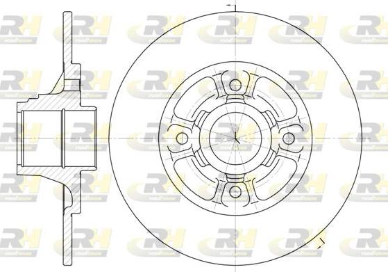 Roadhouse 6073.00 - Тормозной диск autospares.lv