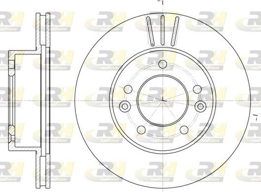 Roadhouse 61996.10 - Тормозной диск autospares.lv