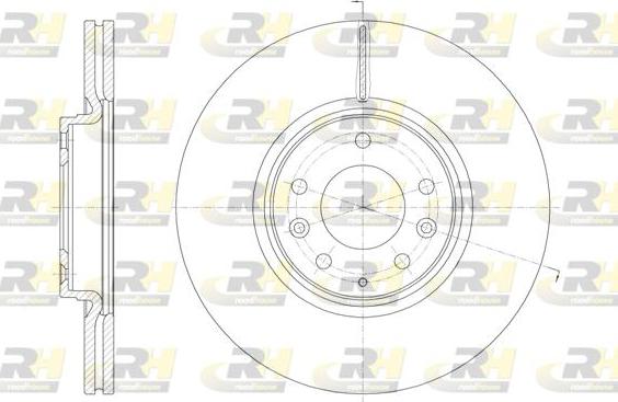 Roadhouse 61949.10 - Тормозной диск autospares.lv