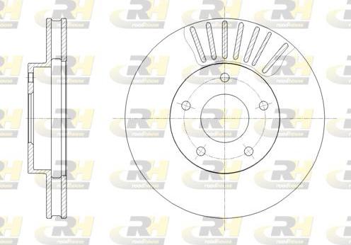 Roadhouse 61954.10 - Тормозной диск autospares.lv