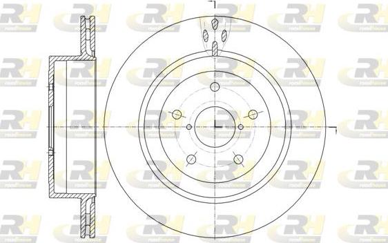 Roadhouse 61956.10 - Тормозной диск autospares.lv