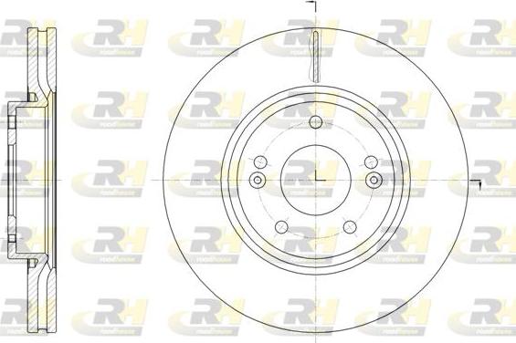 Roadhouse 61904.10 - Тормозной диск autospares.lv