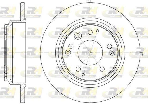 Roadhouse 61903.00 - Тормозной диск autospares.lv