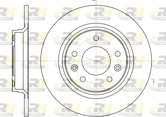 Roadhouse 61937.00 - Тормозной диск autospares.lv