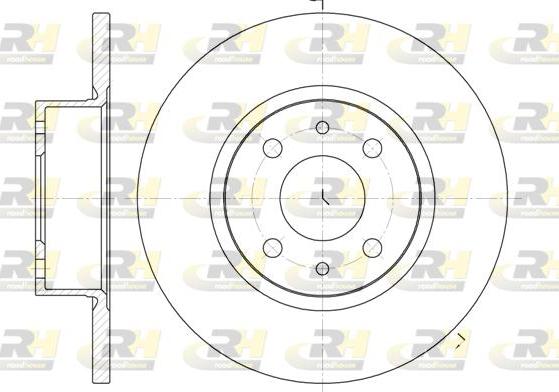 Roadhouse 6192.00 - Тормозной диск autospares.lv