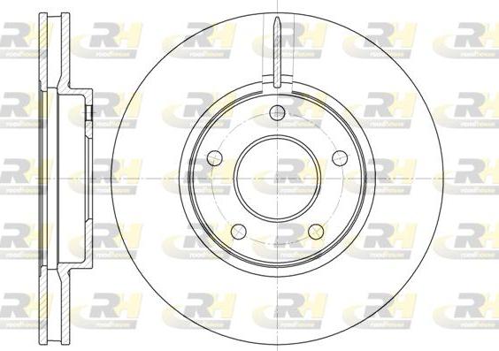 Roadhouse 61927.10 - Тормозной диск autospares.lv