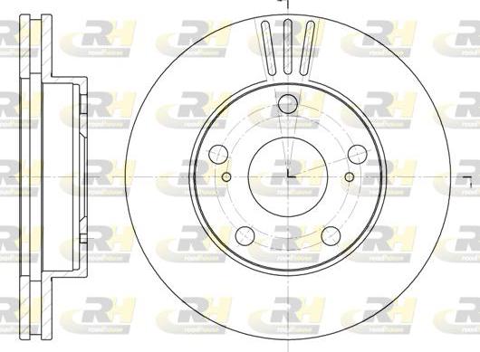 Roadhouse 61976.10 - Тормозной диск autospares.lv