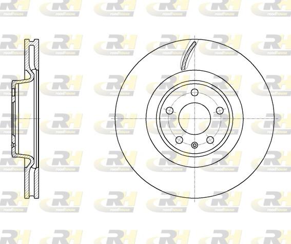 Roadhouse 61970.10 - Тормозной диск autospares.lv