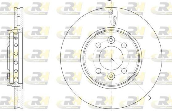 Roadhouse 61499.10 - Тормозной диск autospares.lv