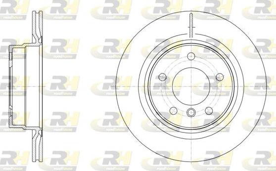 Roadhouse 61495.10 - Тормозной диск autospares.lv