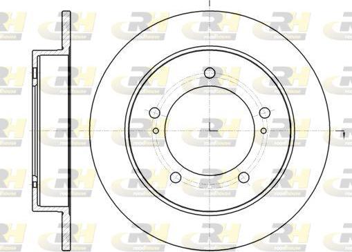 Roadhouse 61490.00 - Тормозной диск autospares.lv