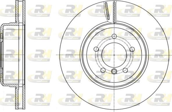 Roadhouse 61491.10 - Тормозной диск autospares.lv