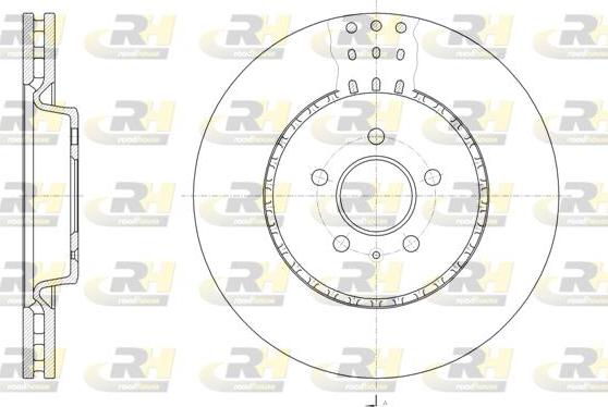 Roadhouse 61493.10 - Тормозной диск autospares.lv