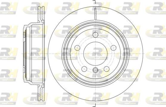 Roadhouse 61453.10 - Тормозной диск autospares.lv