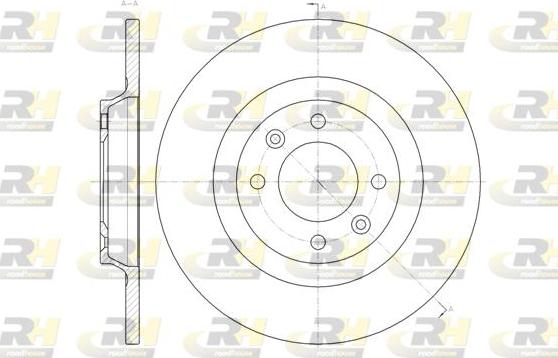 Roadhouse 61457.00 - Тормозной диск autospares.lv