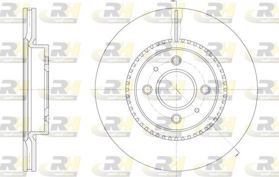 Roadhouse 61463.10 - Тормозной диск autospares.lv