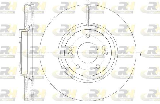 Roadhouse 61462.10 - Тормозной диск autospares.lv