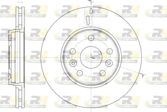 Roadhouse 61411.10 - Тормозной диск autospares.lv