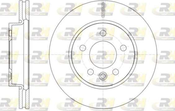 Roadhouse 61418.10 - Тормозной диск autospares.lv