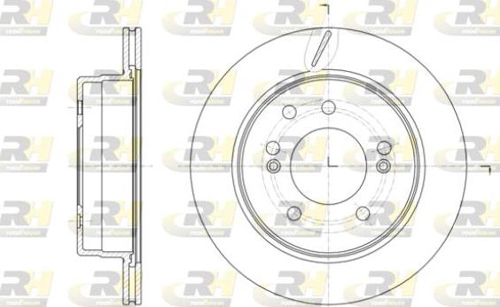 Roadhouse 61413.10 - Тормозной диск autospares.lv