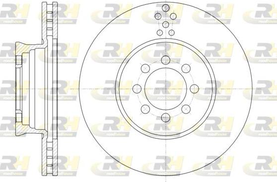 Roadhouse 61489.10 - Тормозной диск autospares.lv