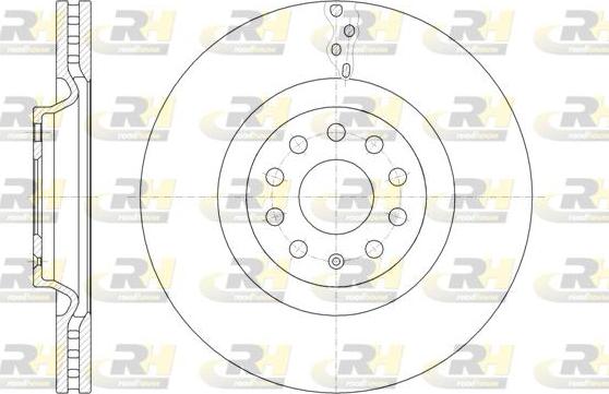 Roadhouse 61485.10 - Тормозной диск autospares.lv