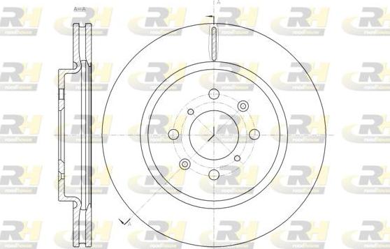 Roadhouse 61482.10 - Тормозной диск autospares.lv