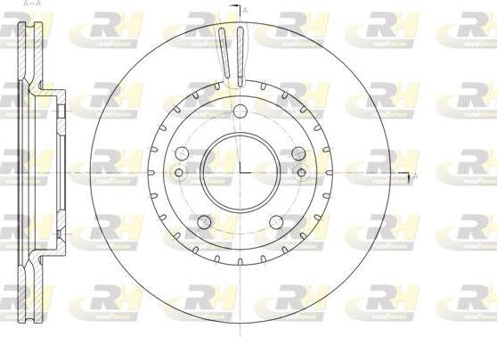 Roadhouse 61434.10 - Тормозной диск autospares.lv