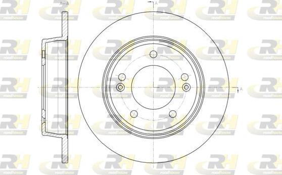 Roadhouse 61435.00 - Тормозной диск autospares.lv